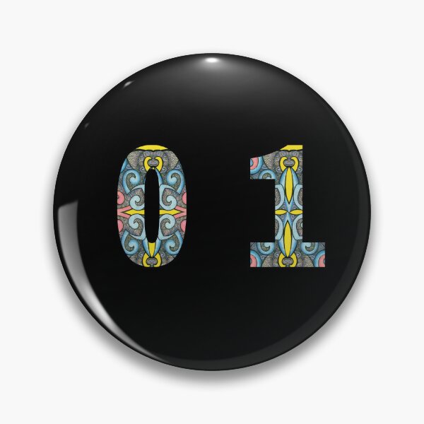 Item preview, FUNKY NUMBERS - Especially Designed for Letter Box Stickers - Original Maori Design designed and sold by KiwiAnniesArtNZ.
