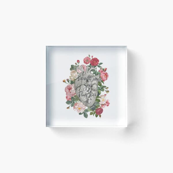 Item preview, Bloom Heart Anatomy Art Phrase designed and sold by amazingjoy.