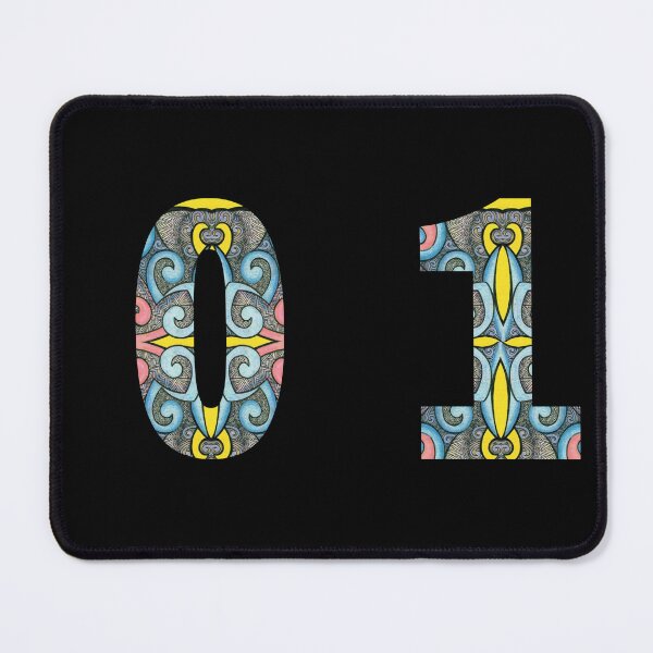 Item preview, FUNKY NUMBERS - Especially Designed for Letter Box Stickers - Original Maori Design designed and sold by KiwiAnniesArtNZ.