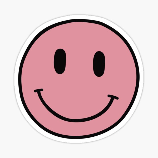 Item preview, Smiley Face Pink designed and sold by soundlesswaves.
