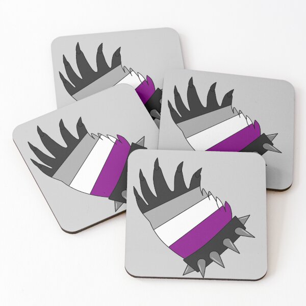 Item preview, Ace Pride Punk Paws- Crocodile designed and sold by JinxyZilla.
