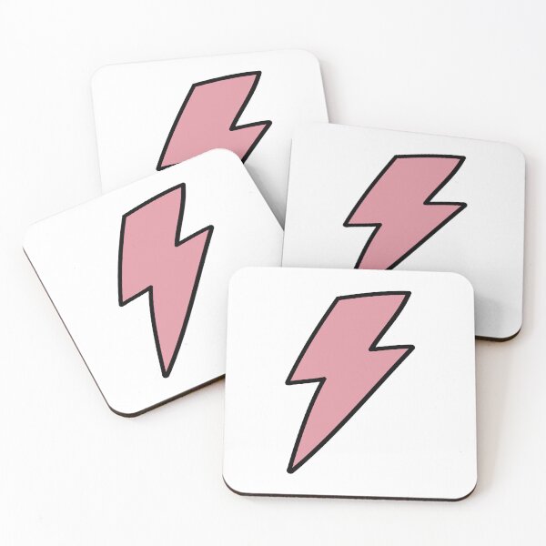 Item preview, Lightning Bolt Pink designed and sold by soundlesswaves.