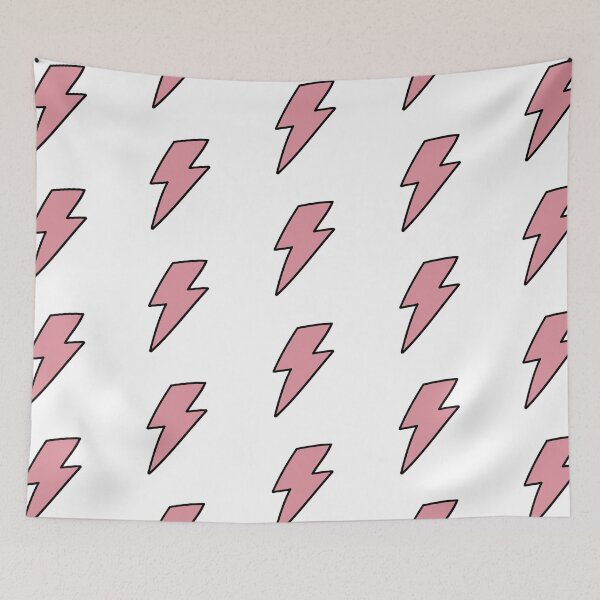 Item preview, Lightning Bolt Pink designed and sold by soundlesswaves.