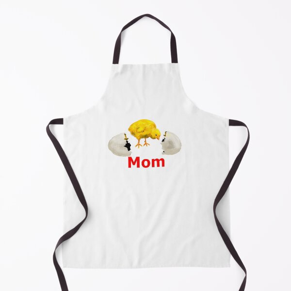 Item preview, Mom text with Chick and Cracked Egg Shell designed and sold by VerdeDoodleDuck.