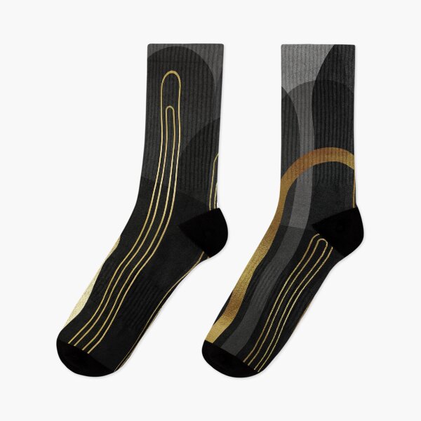 Item preview, Mid Century Modern Black and Gold designed and sold by UrbanEpiphany.