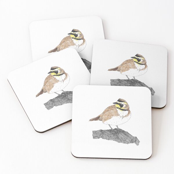 Item preview, Horned Lark designed and sold by obirdleyart.
