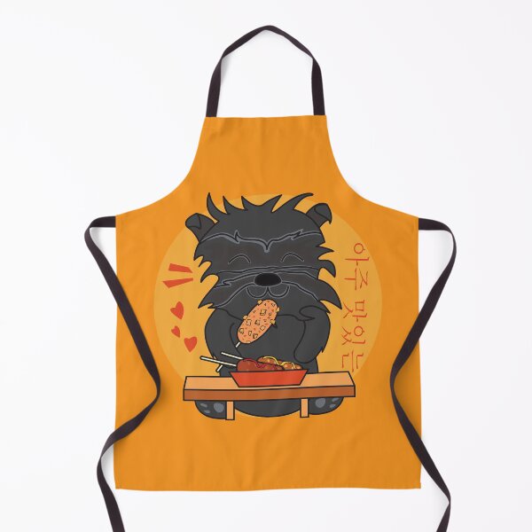Item preview, Affenpinscher eating Korean corn dog, Cute Affenpinscher, affenpinscher breed, i love my affenpinscher, funny affenpinscher, affenpinscher puppy, Monkey Terrier, cute animal friendly, cute pets designed and sold by SGS-.