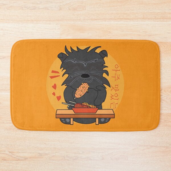 Item preview, Affenpinscher eating Korean corn dog, Cute Affenpinscher, affenpinscher breed, i love my affenpinscher, funny affenpinscher, affenpinscher puppy, Monkey Terrier, cute animal friendly, cute pets designed and sold by SGS-.