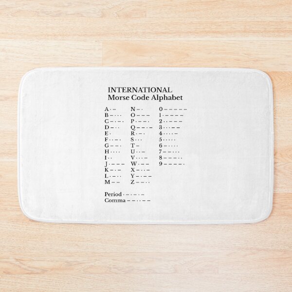 Item preview, Morse Code Alphabet designed and sold by keilamariadesig.