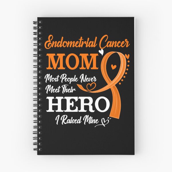 Item preview, Proud Endometrial Cancer Mom Most People Never Meet Their Hero I Raised Mine Endometrial Cancer Awareness designed and sold by Kohend.