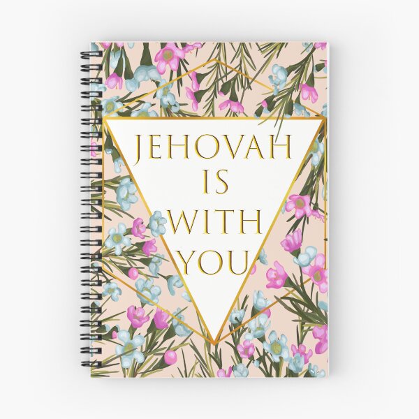Item preview, ISAIAH 41:10 (Floral) Spiral Notebook designed and sold by crafts-gift.