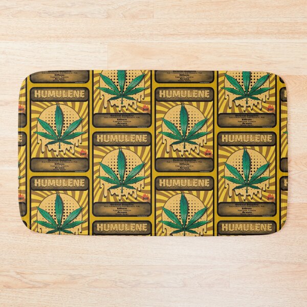 Item preview, Cannabis terpene Humulene medical benefits and effects trading card style designed and sold by YomeHayin.