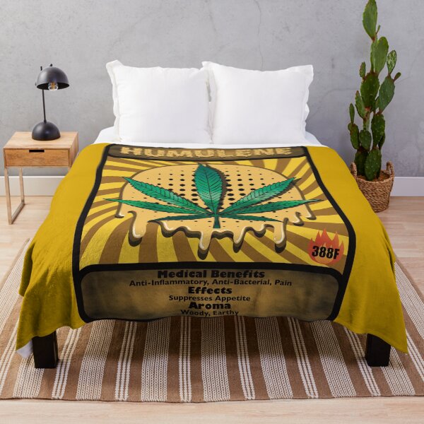 Item preview, Cannabis terpene Humulene medical benefits and effects trading card style designed and sold by YomeHayin.
