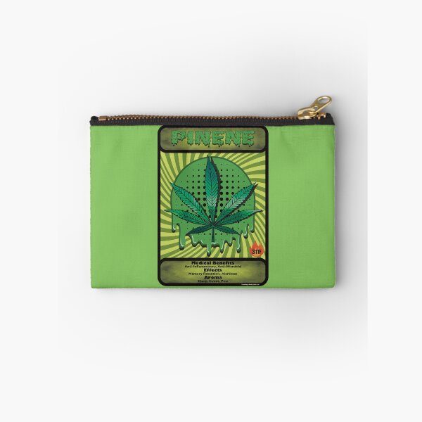 Item preview, Cannabis terpene Pinene medical benefits and effects trading card style designed and sold by YomeHayin.