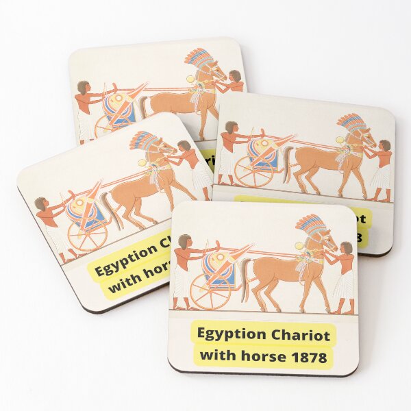 Item preview, Egyption Chariot with horse 1878 painting designed and sold by LGMmugsdesign.