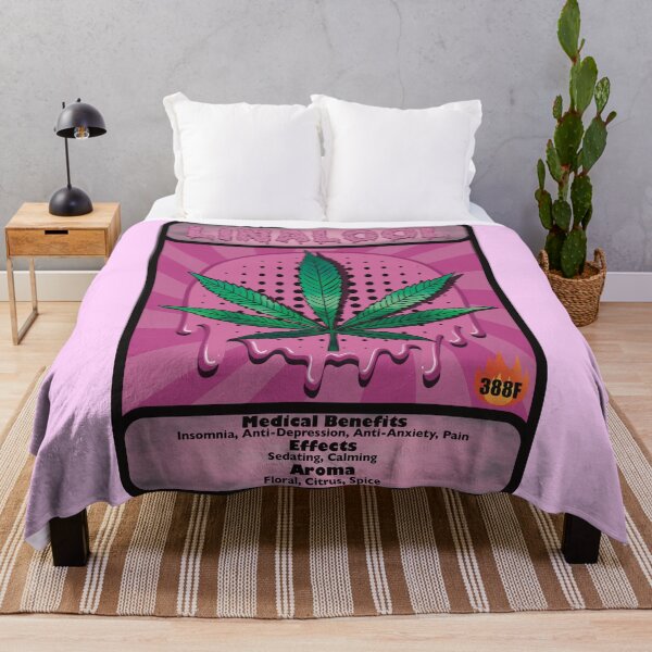 Item preview, Cannabis terpene Linalool medical benefits and effects trading card style designed and sold by YomeHayin.