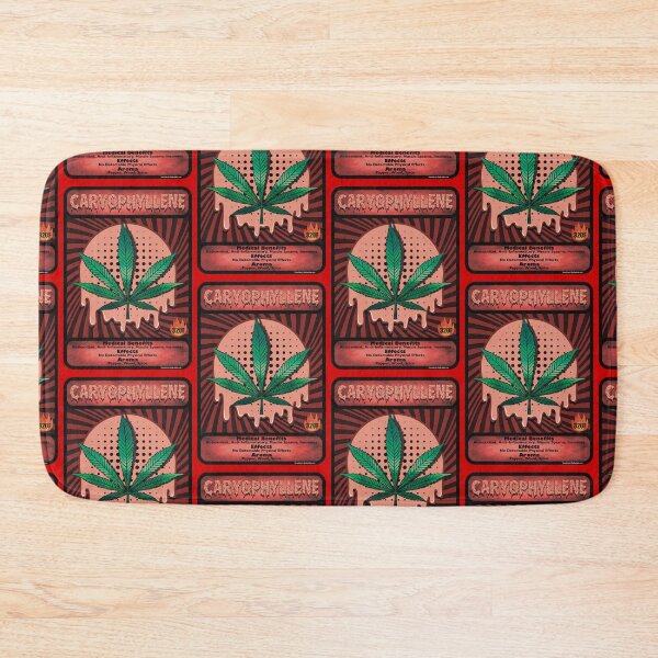 Item preview, Cannabis terpene Caryophyllene medical benefits and effects trading card style designed and sold by YomeHayin.