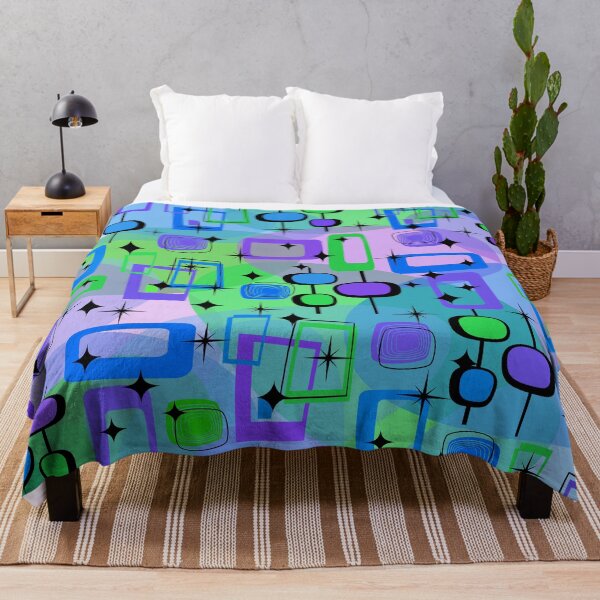 Item preview, Mid Century Modern Retro Groovy Starry Scene designed and sold by DesignLust.