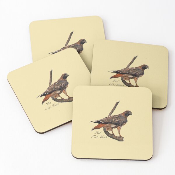 Item preview, Red Tailed Hawk on Perch designed and sold by Whisperingpeaks.