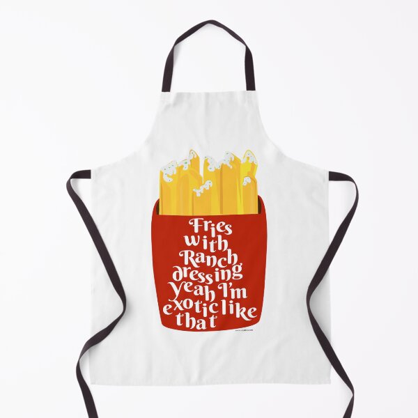 Item preview, Ranch on Fries Funny Food Lover Cartoon Slogan designed and sold by mytshirtfort.