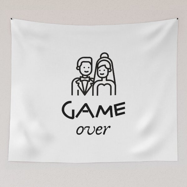 Item preview, game over funny married designed and sold by LU NA.