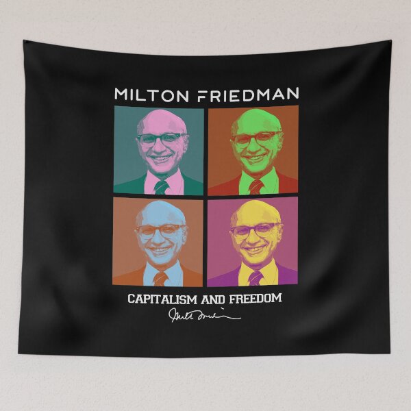 Item preview, Milton Friedman Captalism and Freedom (Black) designed and sold by Liberancaps.