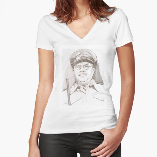 Fitted V-Neck T-Shirt
