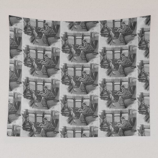 Item preview, Sherlock Holmes and Dr Watson sat on a train designed and sold by HughBoone.
