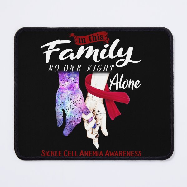 Item preview, In This Family No One Fights Alone SICKLE CELL ANEMIA Awareness designed and sold by Mnrshirley.