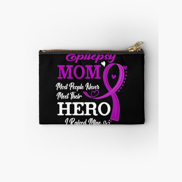 Item preview, Proud Epilepsy Mom Most People Never Meet Their Hero I Raised Mine Epilepsy Awareness designed and sold by Kohend.