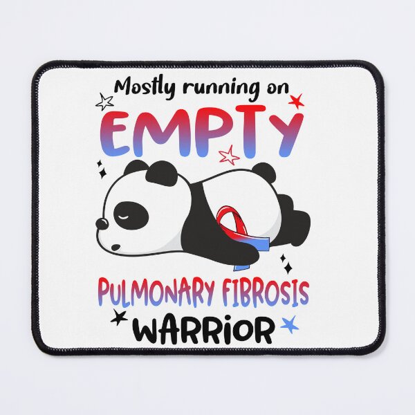 Item preview, Pulmonary Fibrosis Awareness - Mostly Running On Empty Pulmonary Fibrosis Warrior designed and sold by Hilten.