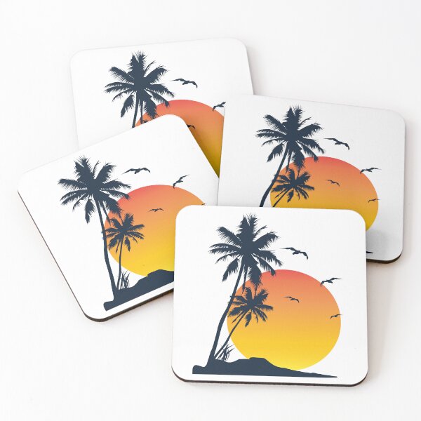 Item preview, Palm Trees Tropical Sunset designed and sold by franktact.