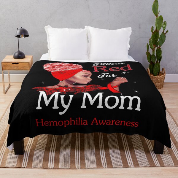 Item preview, Hemophilia Awareness Black Girl I Wear Red For My Mom designed and sold by tenjun16.