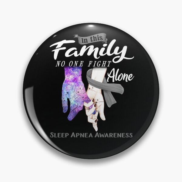 Item preview, In This Family No One Fights Alone SLEEP APNEA Awareness designed and sold by Mnrshirley.