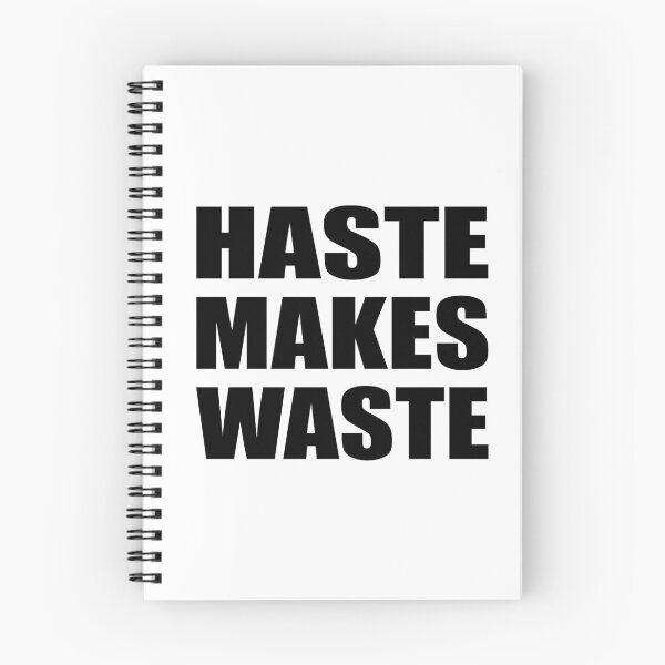 Item preview, Haste makes waste designed and sold by Colorfulandfun.