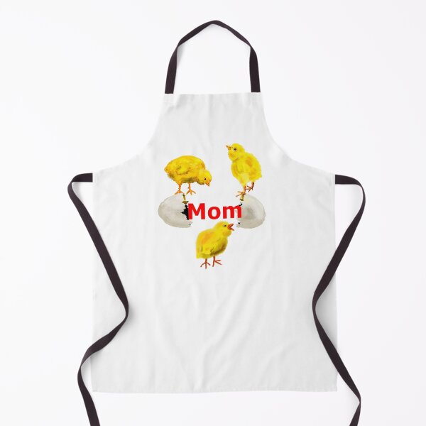 Item preview, Mom with Three Chicks and Cracked Egg Shell designed and sold by VerdeDoodleDuck.