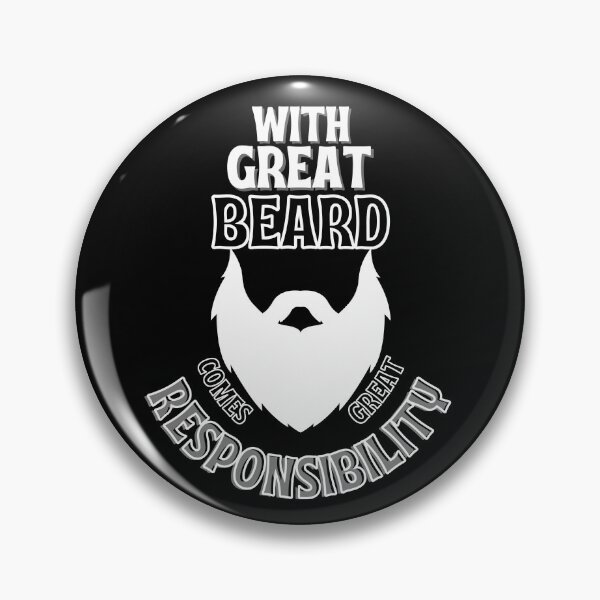 Item preview, With Great Beard Comes Great Responsibility designed and sold by marcomonge84.