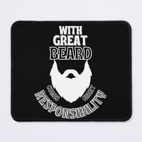 Item preview, With Great Beard Comes Great Responsibility designed and sold by marcomonge84.