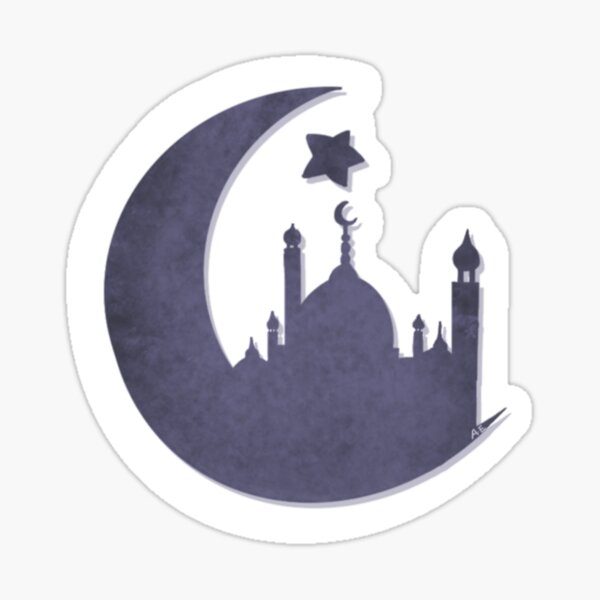 Beautiful Cresent Moon Sticker