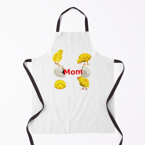 Item preview, Mom with Four Chicks and Cracked Egg Shell designed and sold by VerdeDoodleDuck.