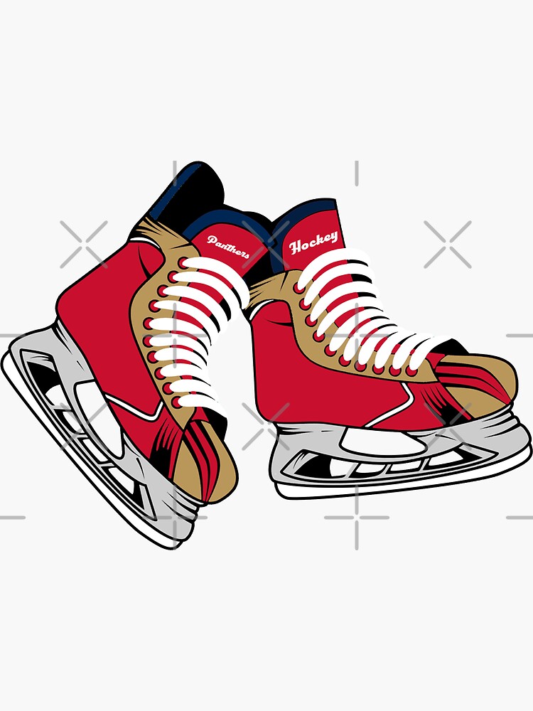 "Florida Panthers Hockey Skates" Sticker for Sale by JeffMalo Redbubble