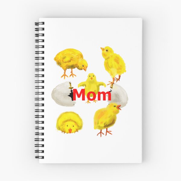Item preview, Mom with Five Chicks and Cracked Egg Shell designed and sold by VerdeDoodleDuck.