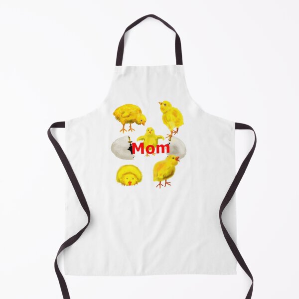 Item preview, Mom with Five Chicks and Cracked Egg Shell designed and sold by VerdeDoodleDuck.