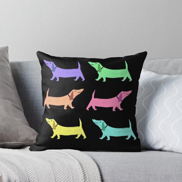 Item preview, Rainbow dachshund pattern designed and sold by Brigidmalloy.