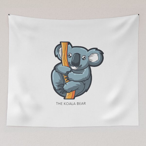 Item preview, Cute koala bear climbing tree designed and sold by Mount Rock.
