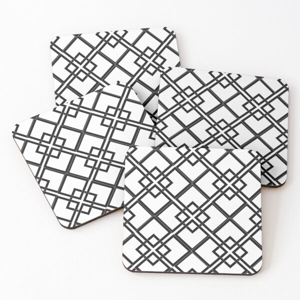 Item preview, Squares pattern black & white. designed and sold by VervainTrendy.