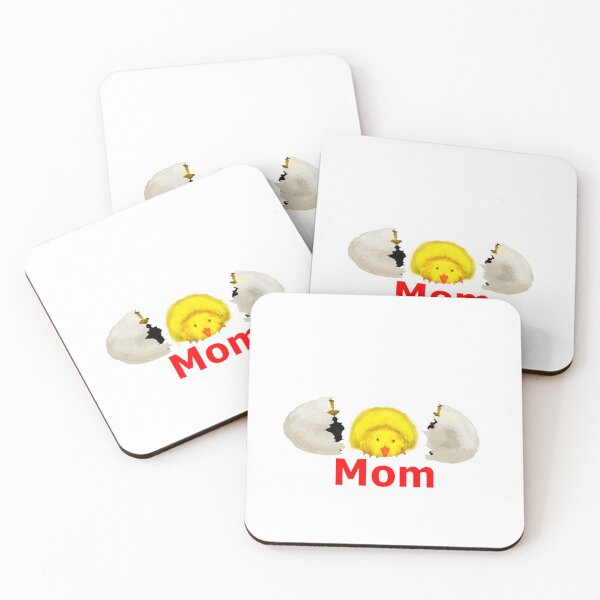Item preview, Mom with Hatched Chick and Cracked Egg Shell designed and sold by VerdeDoodleDuck.