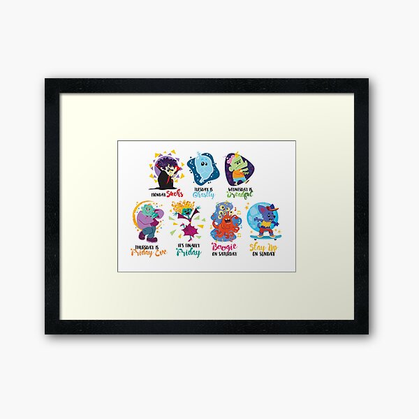 A Monstrous Week Framed Art Print