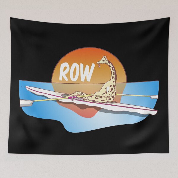 Item preview, Giraffe in a rowboat  designed and sold by piedaydesigns.