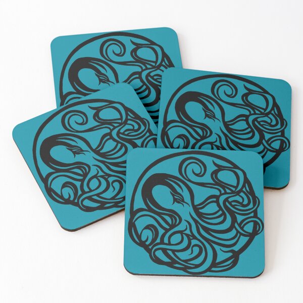 Item preview, Octopus Circle | Kraken Design designed and sold by Monochromatics by Corie Mae Dark.
